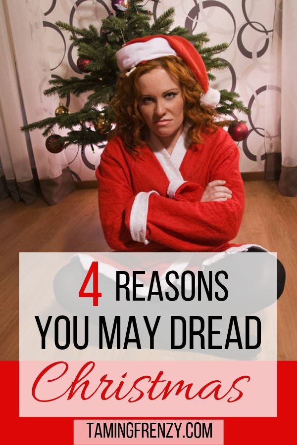 disgruntled woman who obviously hates Christmas