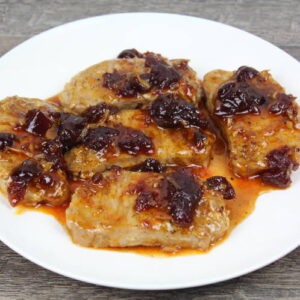 cranberry pork chops