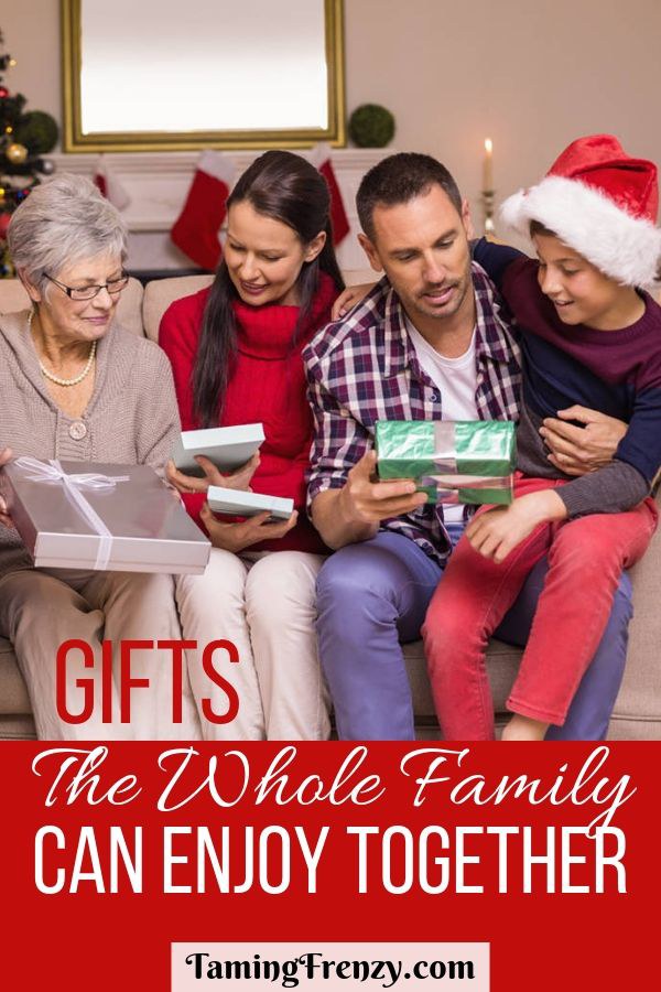 this family opening gifts that will encourage togetherness