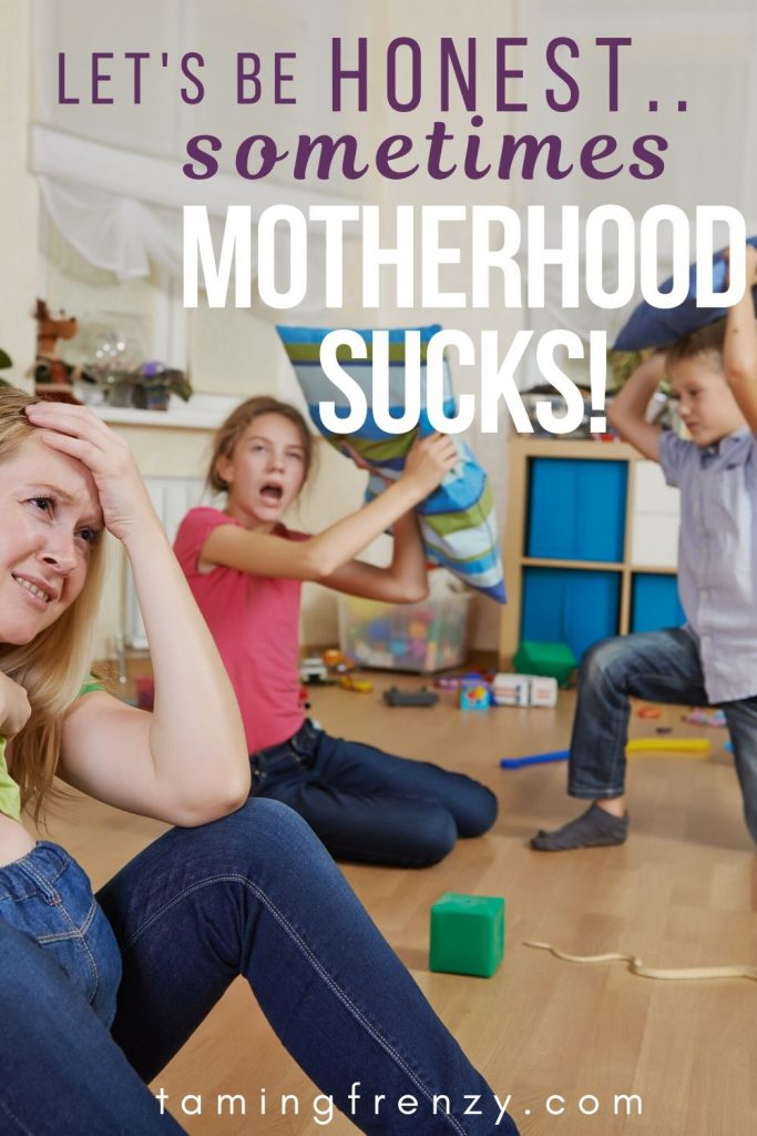 misbehaving kids can make motherhood suck