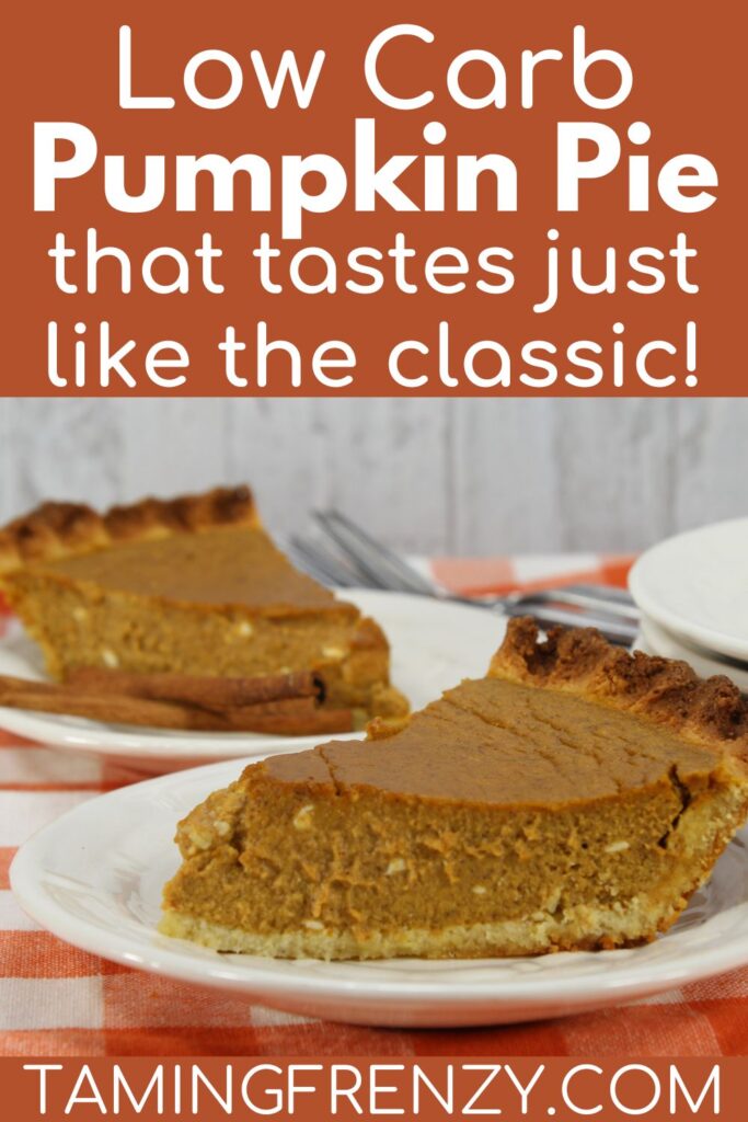 pin image Keto Pumpkin Pie
