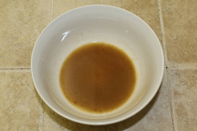 butter topping ready to pour