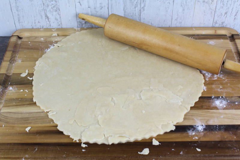 rolled crust for apple galette