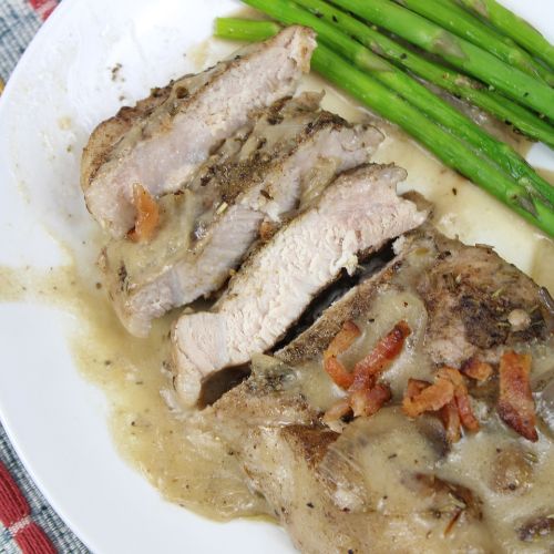 IP Pork Chops with Mushrooms feature image