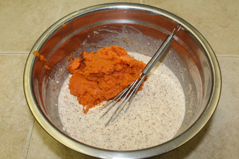 filling mixture for keto pumpkin pie