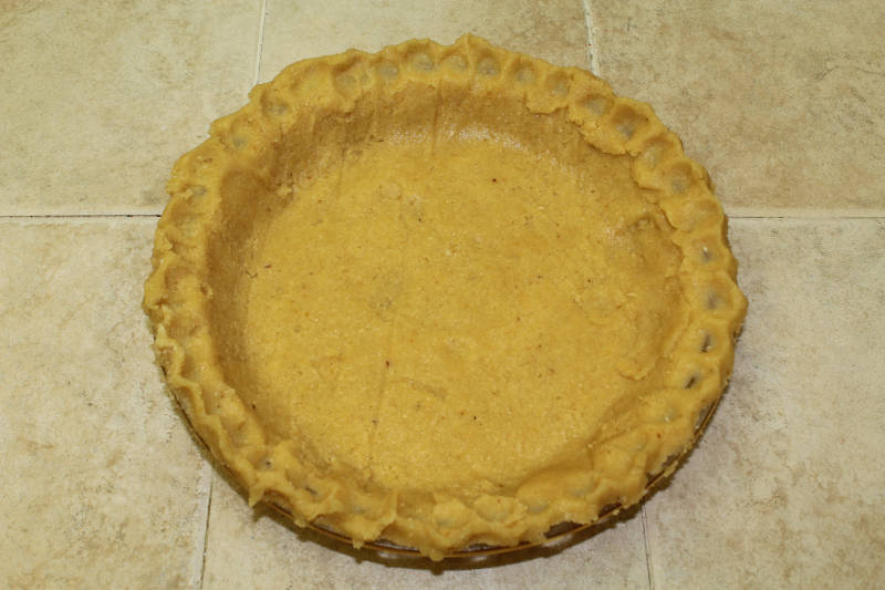 unbaked crust for keto pumpkin pie