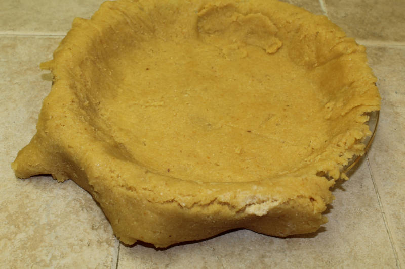 uncut crust for keto pumpkin pie
